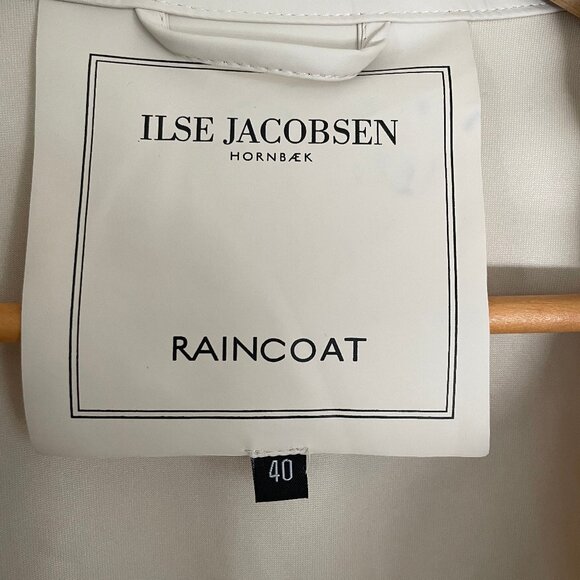 Ilse Jacobsen Raincoat in Milk Creme < Size 40 > - Picture 11 of 14